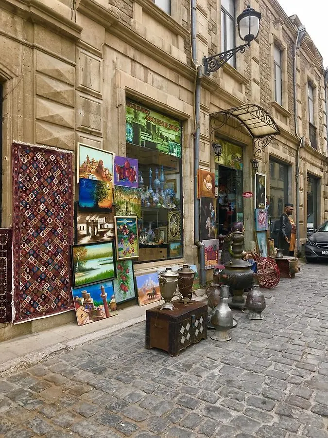Fountain Square-Balconies In Old Town Apartment Baku
